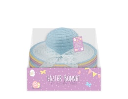 Wholesale Easter Bonnet with Ribbon PDQ