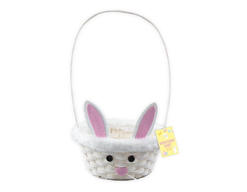 Wholesale Easter Bunny Woven Basket