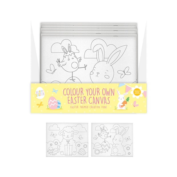 Wholesale Easter Colour Your Own Canvas