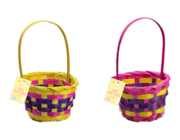 Wholesale Easter Large Woven Treat Basket | Gem imports Ltd.