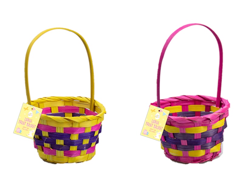 Wholesale Easter Large Woven Treat Basket | Gem imports Ltd.