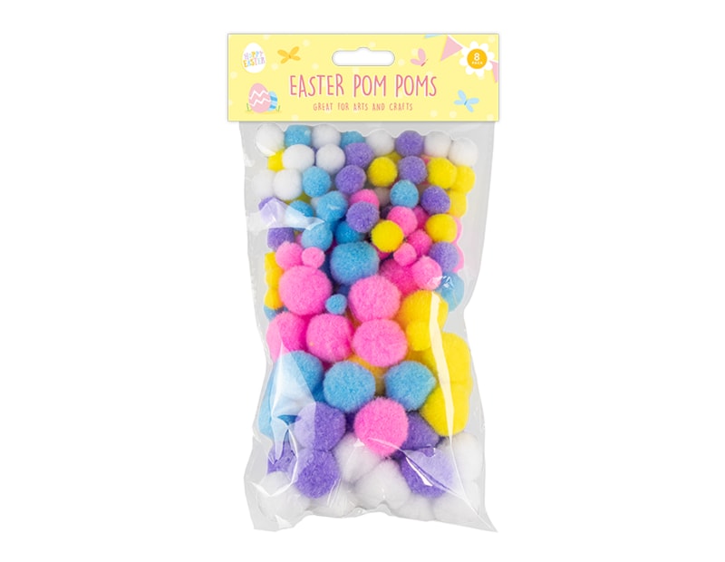 Wholesale Easter Pom Pom 120pk