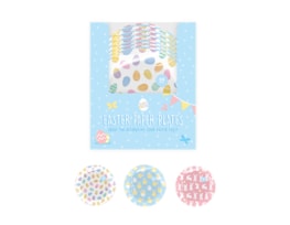 Wholesale Easter Printed Paper Plates 20pk PDQ