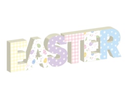 Wholesale Easter Wooden Plaque 27cm