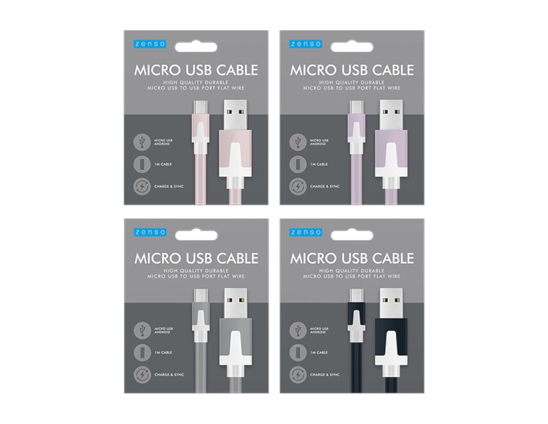 Wholesale Micro Flat USB Cable 1m