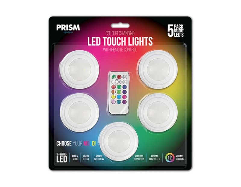 Wholesale LED Touch Lights 5pk