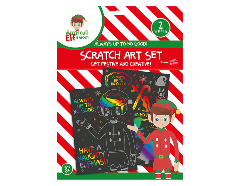 Wholesale Elf Scratch Art Set