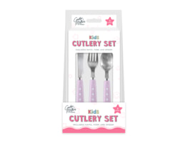 Wholesale Fairy 3 Piece Cutlery Set PDQ