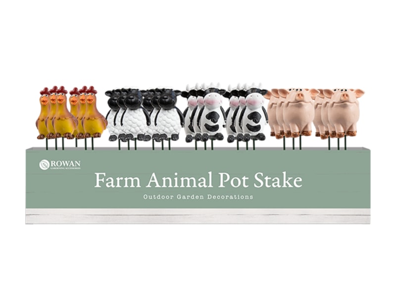 Wholesale Farm Animal Pot Stake in PDQ