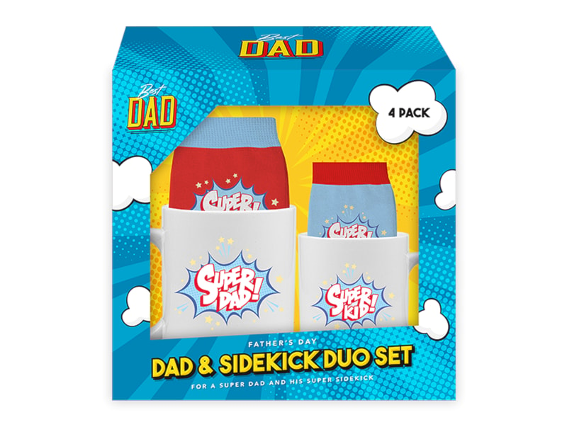 Wholesale Dad & Mini Me Duo Mug & Sock Set