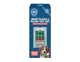 Wholesale Father's Day No.1 Dog Dad Beer Glass & Toy