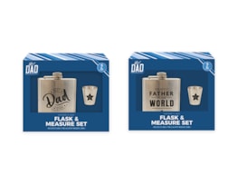 Wholesale Father's Day Flask & Measurer Set