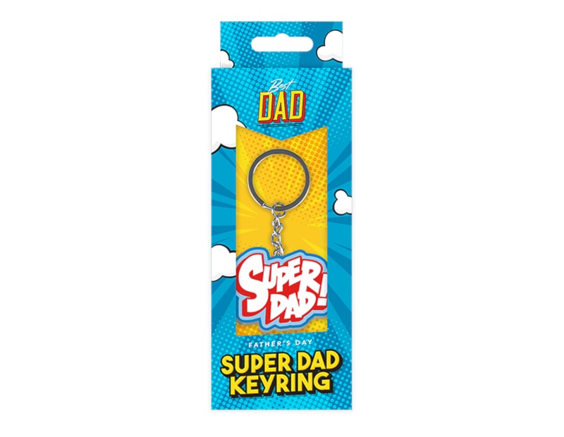 Wholesale Super Dad Keyring