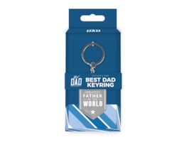 Wholesale Worlds Best Dad Metal Keyring