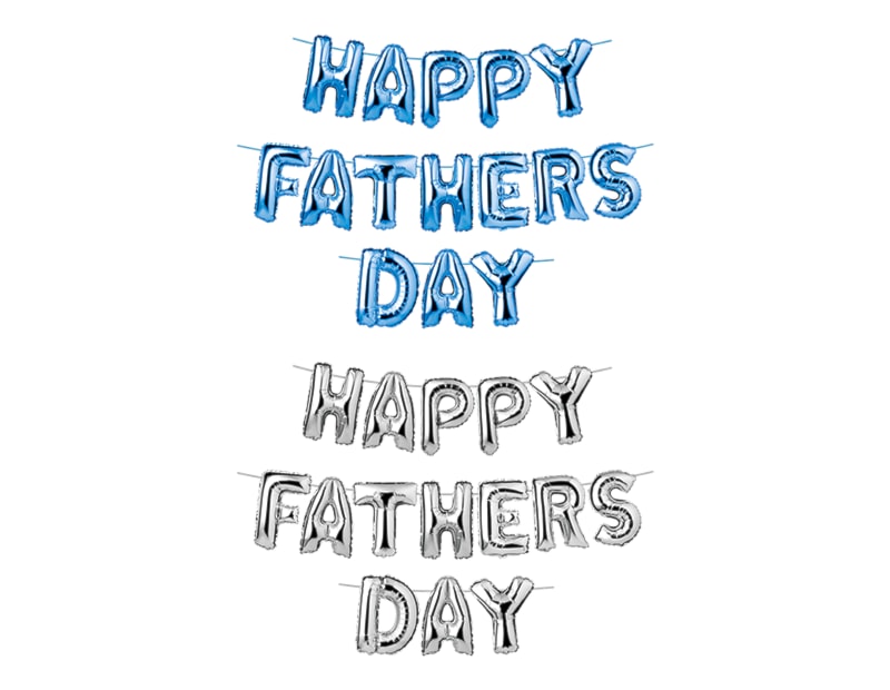 Happy Father's Day Foil Balloon Banner