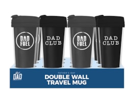 Wholesale Father's Day Double Wall Travel Mug PDQ