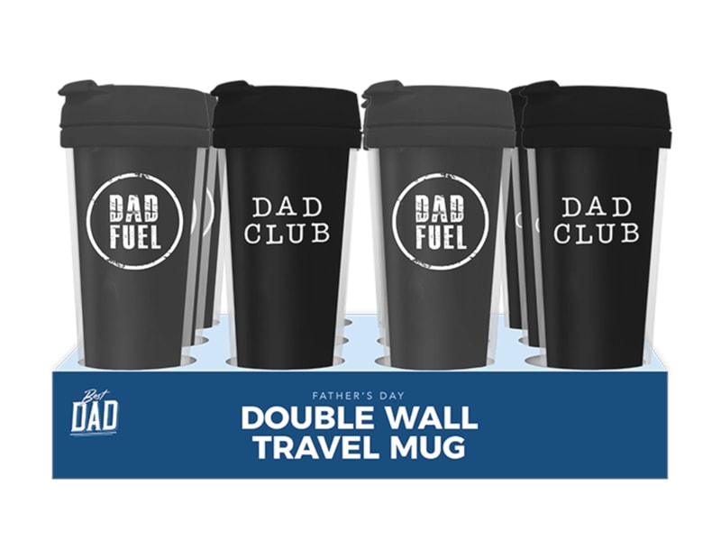 Wholesale Father's Day Double Wall Travel Mug PDQ