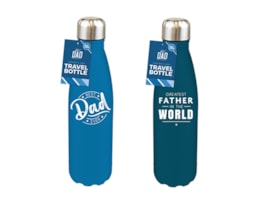 Wholesale Father's Day Rubberised Travel Bottle 750ml