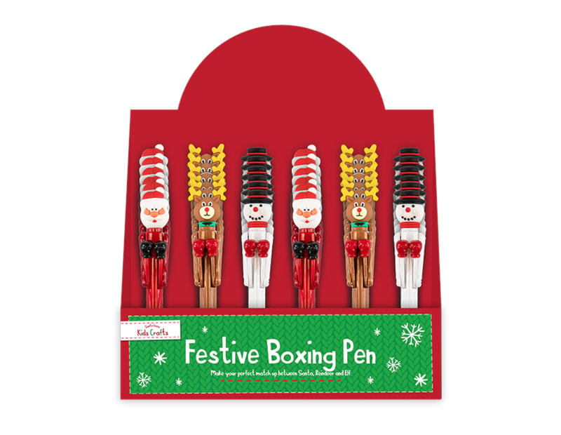 Wholesale Festive Boxing Pen PDQ