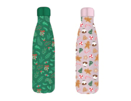 Wholesale Festive Double Wall Bottle 500ml