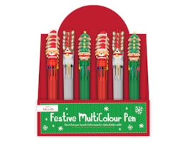 Wholesale Festive Multi-Colour Pen PDQ