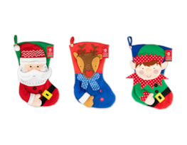 Wholesale Fleece Stocking with 3D Character