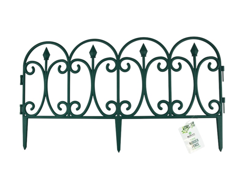 Green Garden Border Fence