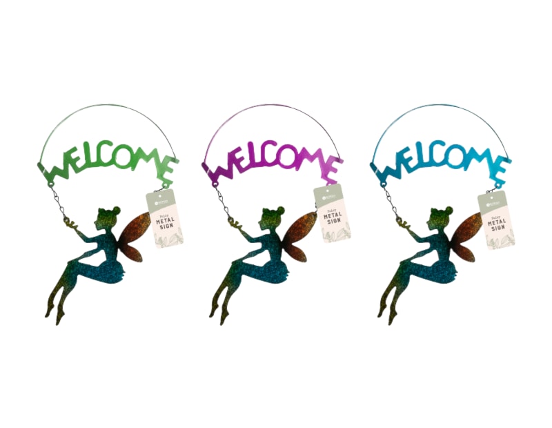 Wholesale Metal Fairy welcome sign | Gem imports Ltd