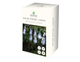 Wholesale 10 solar iridescent light bulb string lights | Gem imports Ltd.