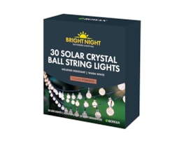 Wholesale Crystal Ball Solar String Lights Warm White