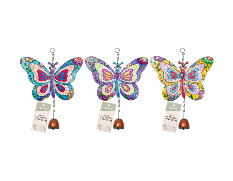 Wholesale Metal butterfly windchime