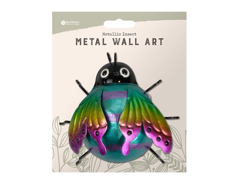 Wholesale Metallic insect metal wall decoration