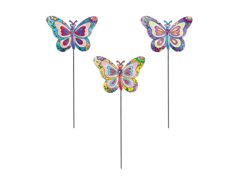 Wholesale Metal Butterfly Garden stake | Gem imports Ltd.