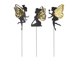 Wholesale Fairy silhouette Metal Garden stake | Gem imports Ltd.