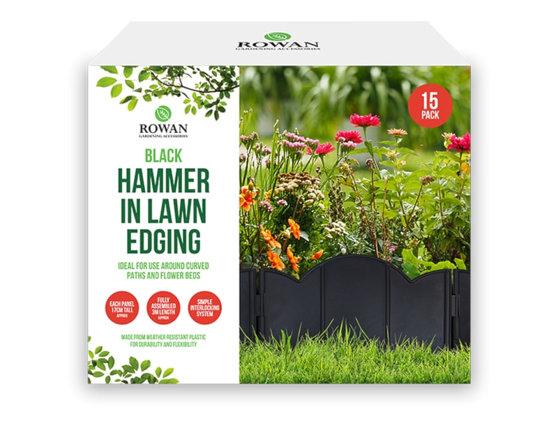 Wholesale Hammer in Lawn Edging 15pk