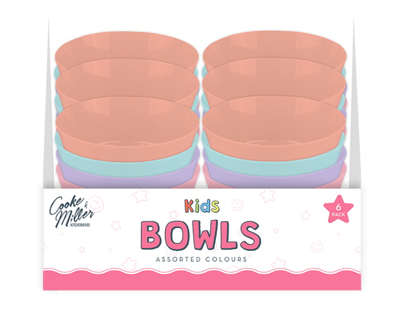 Wholesale Girls Bowls 6pk PDQ