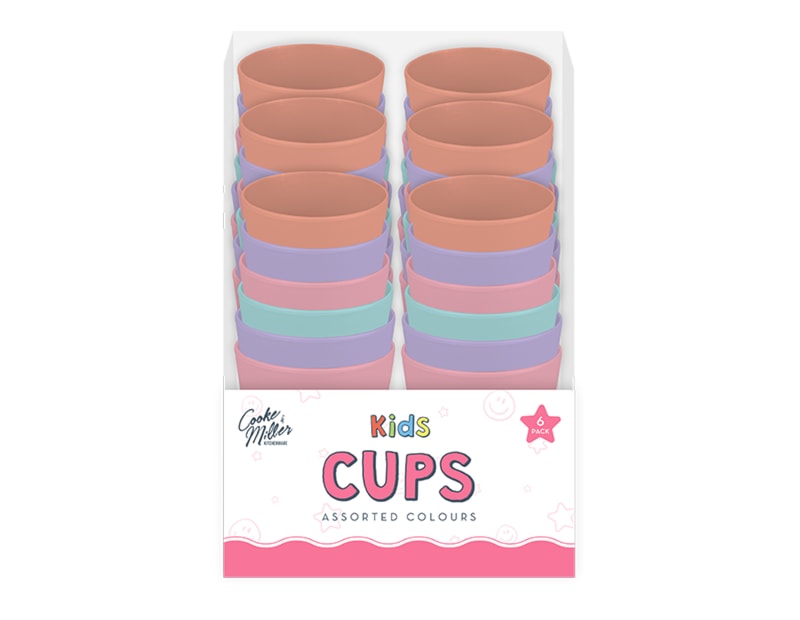 Wholesale Girls Cup 6pk PDQ