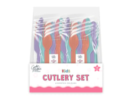 Wholesale Girls Cutlery Set 18pk PDQ