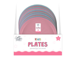 Wholesale Girls Plates 6pk PDQ