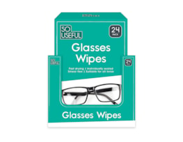 Wholesale Glasses Lens Wipes 24pk CDU