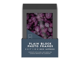 Wholesale Grey Block Photo Frame 5 X 7" 1pk PDQ