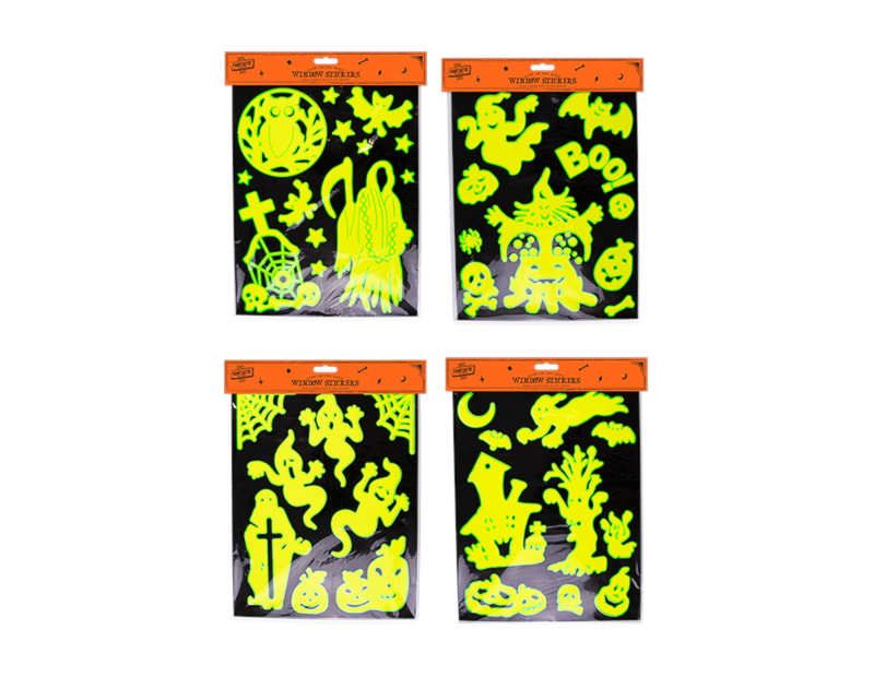 Wholesale Glow In The Dark Halloween Window Stickers