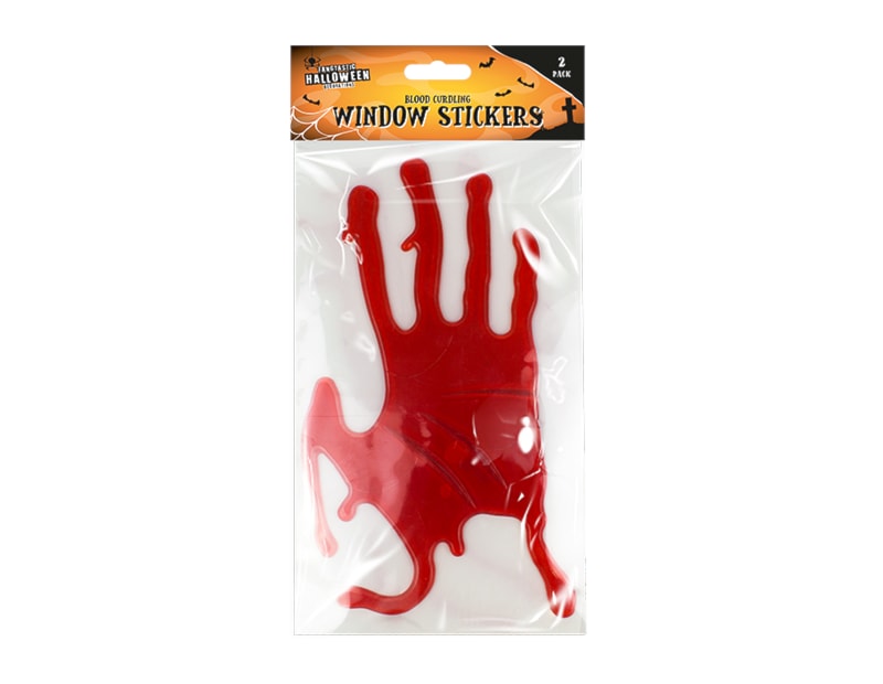 Halloween Bloody Hands Window Stickers