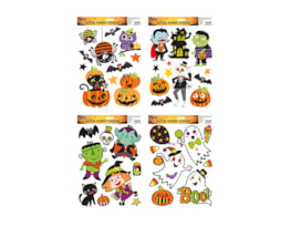 Wholesale Halloween Glitter Window Stickers