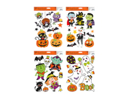 Wholesale Halloween Glitter Window Stickers