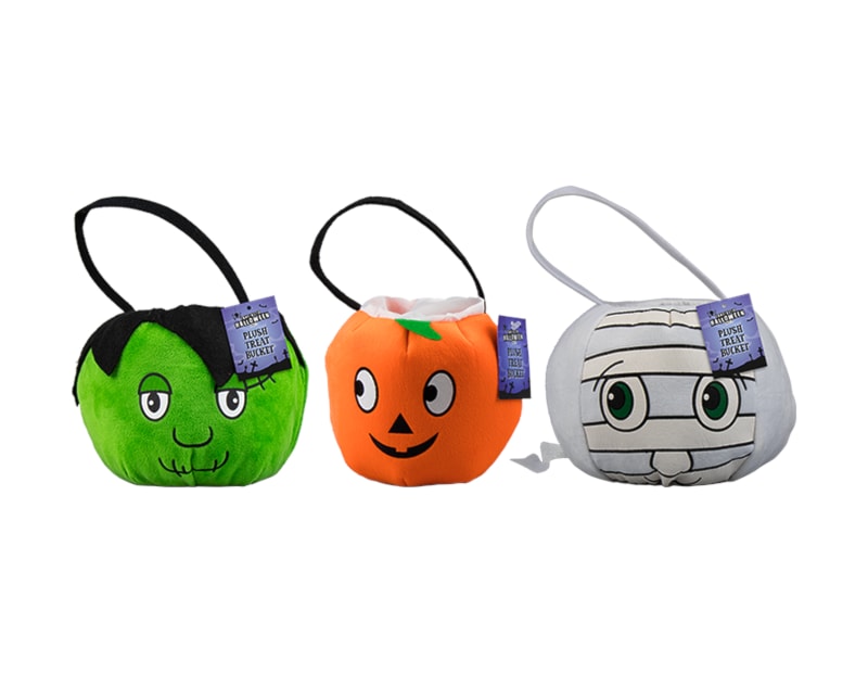 Wholesale Character Plush Treat Bucket 14 x 18cm