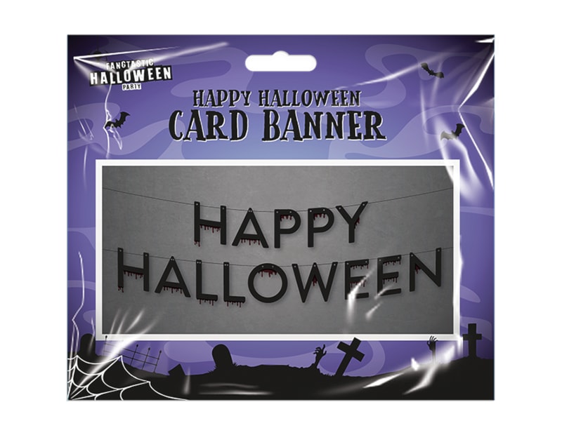 Wholesale Happy Halloween Card Banner