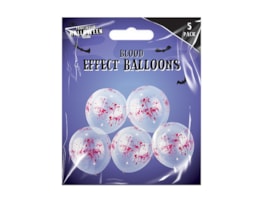 Wholesale 12" Blood Effect Balloons 5pk