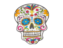 Wholesale Lenticular sugar Skull Decoration 38cm| Gem imports Ltd