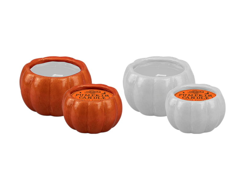 Wholesale Halloween pumpkin fragrance candle | Gem imports